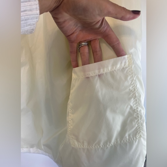 Blair Women’s Vintage Quilted Jacket Ivory sz 3XL Pockets Gold Button Classic - Picture 10 of 14